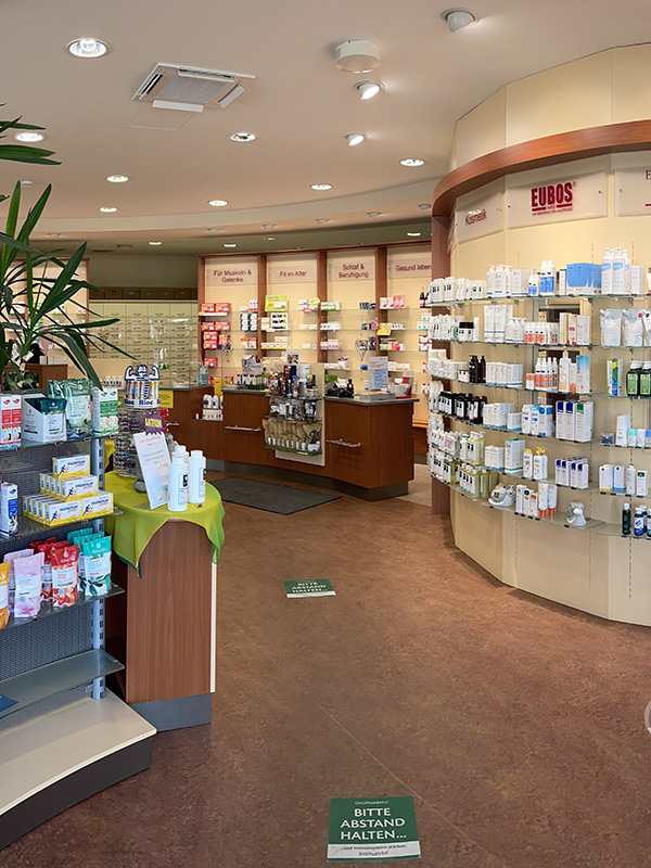 Innenbereich der Diana Apotheke